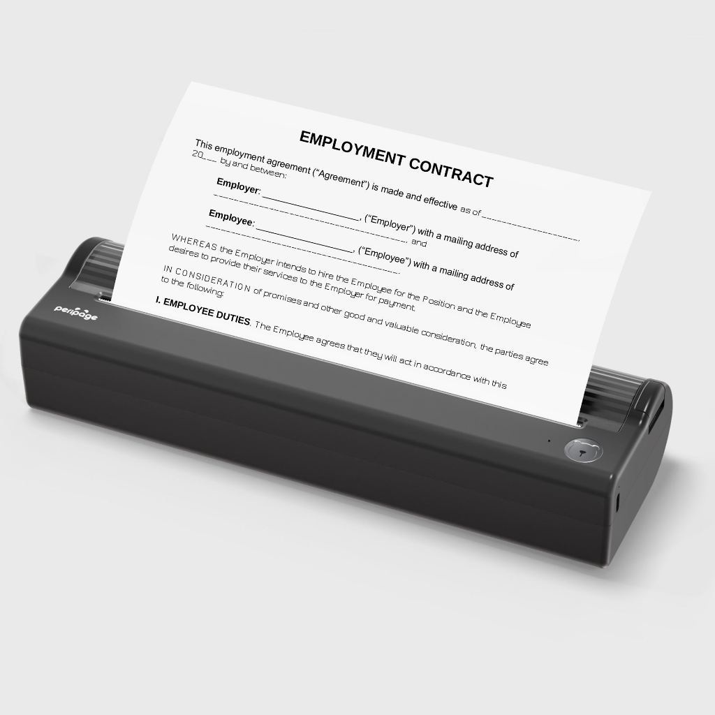 [Official Mall] Peripage P80 Portable เครื่องปริ้นพกพาไร้สาย