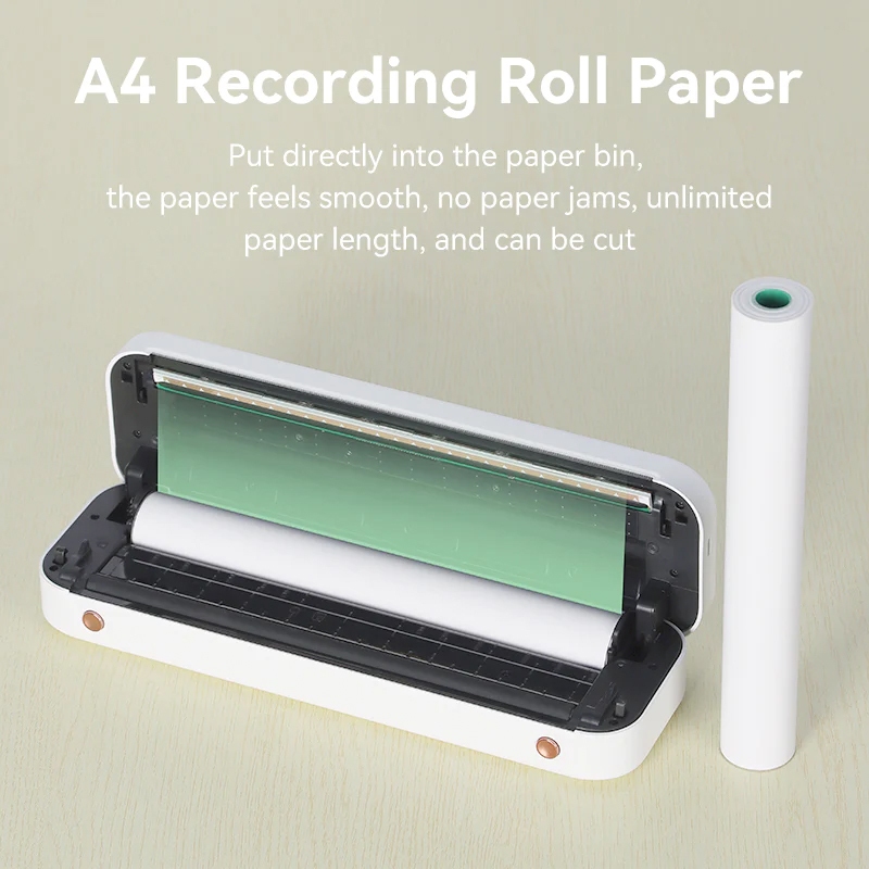 A4 Rolled Thermal Paper / กระดาษความร้อน ขนาด A4 2ม้วน แบบแห้งเร็ว