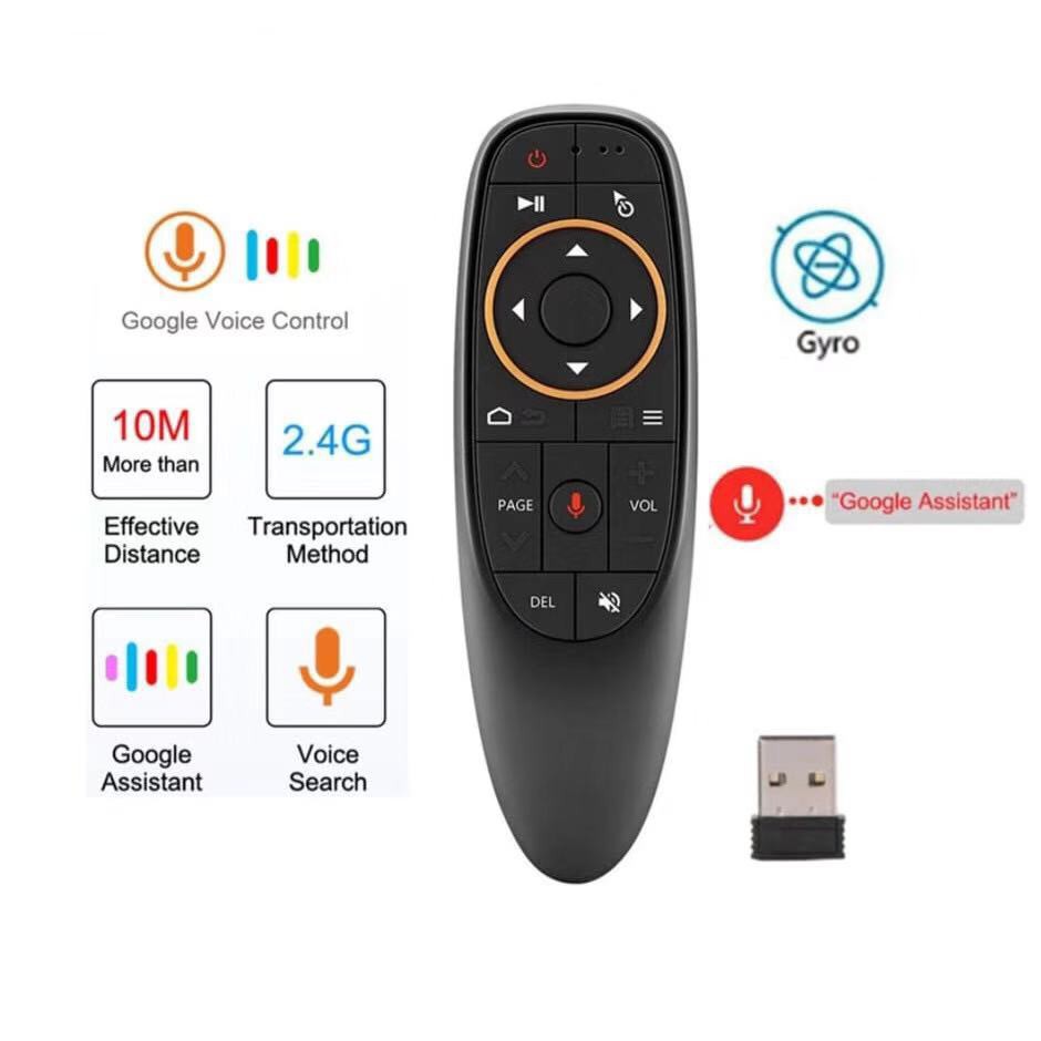 Air mouse G10S สำหรับ แอรเม้าส์ ใช้กับ TV / Android TV / PC / Projector