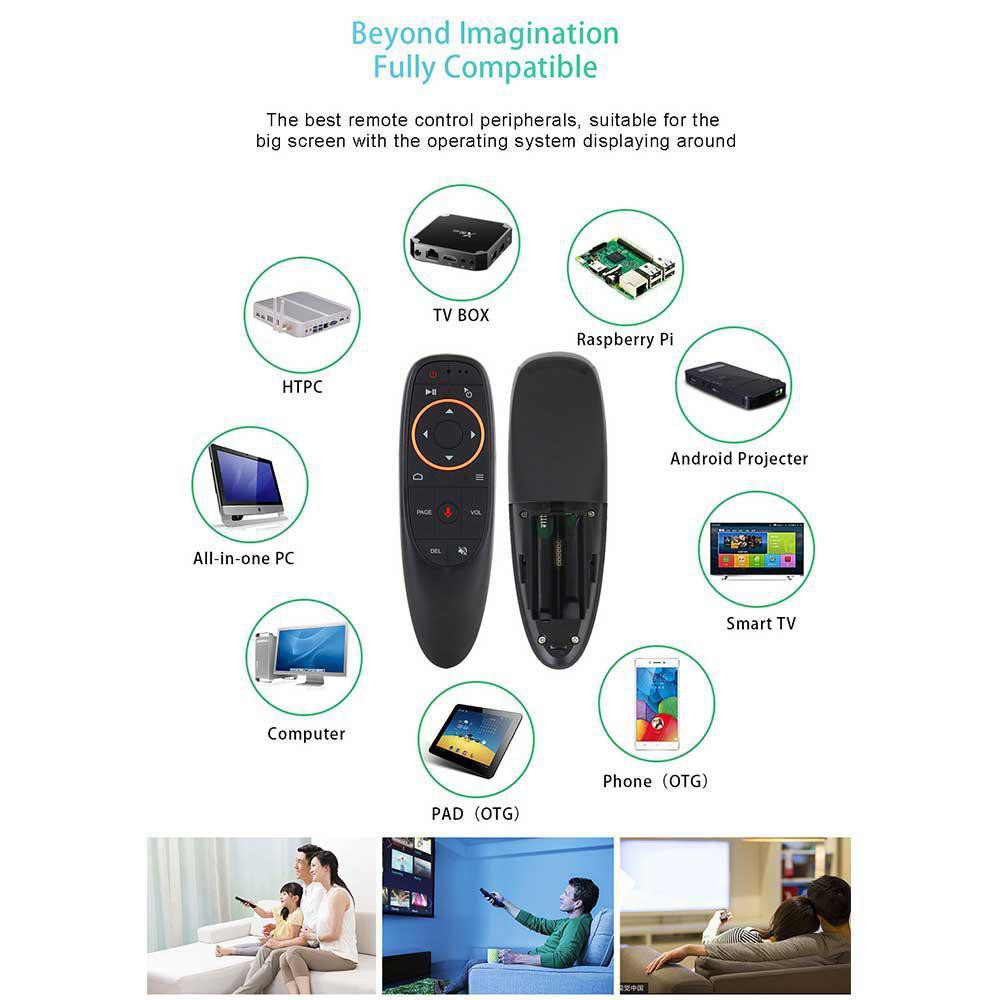 Air mouse G10S สำหรับ แอรเม้าส์ ใช้กับ TV / Android TV / PC / Projector