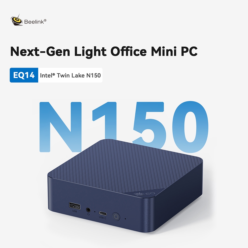 Beelink EQ14 Mini PC Processor Intel N150 รองรับ WiFi6 มินิพีซี Window 11