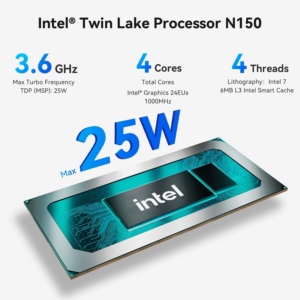Beelink EQ14 Mini PC Processor Intel N150 รองรับ WiFi6 มินิพีซี Window 11