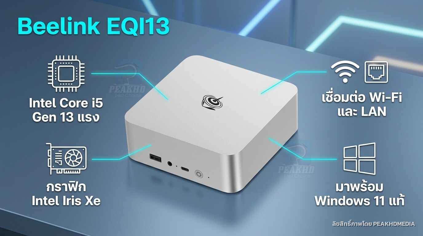 รีวิว Beelink EQI13 มินิพีซี Intel Core i5-13500H สเปก ประสิทธิภาพ และผล Benchmark