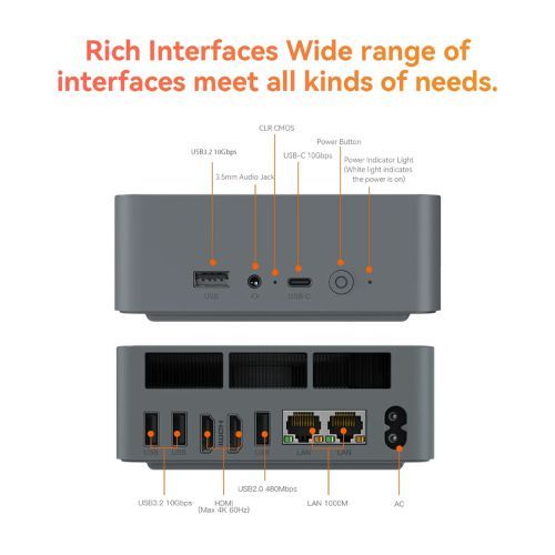 Beelink EQR7 AMD Ryzen 7535U / 7735HS and optional RAM+Storage