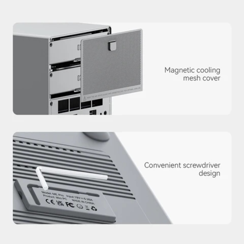 Beelink Me Pro 2-Bay Hybrid Nas และมินิพีซี ใหม่ CPU N150 มาพร้อม Ram และ Strorage