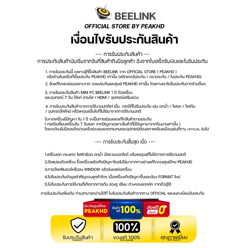BEELINK MINI S CPU N5095 Celeron RAM 8GB ROM 256 GB หรือ 128 GB MINI PC คอมพิวเตอร์ตั้งโต๊ะขนาดเล็ก