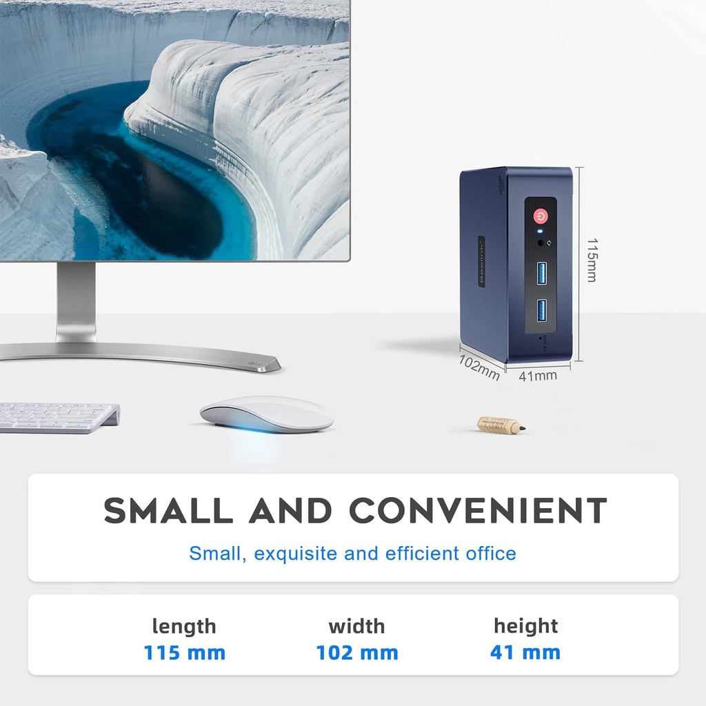 Beelink MINI S N5095 Gen 11th ปี 2022 มินิพีซี MINI PC office RAM 8GB/ROM 256G Window OS11