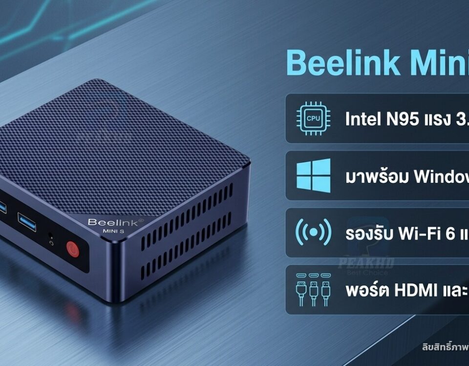 รีวิว Beelink Mini S12: Intel N95 — สเปก ผลทดสอบ Benchmark การใช้งานจริง