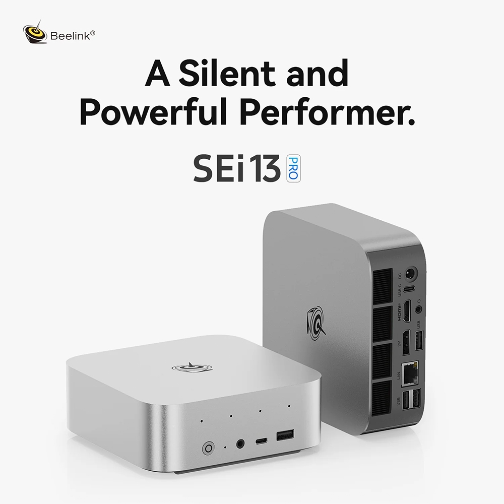 Beelink SEi13 Pro ใหม่ Intel® Core™ i9-13900HK ขนาด RAM 32GB ROM 1TB มีไมโครโฟนและลำโพงในตัว