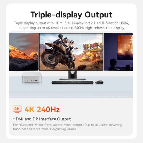 Beelink SER10 MAX รุ่นใหม่ล่าสุด 2026 ซีพียู AMD Ryzen™ AI 9 HX 470 MINI PC
