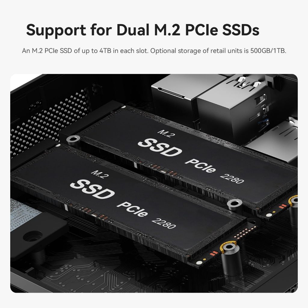 Beelink SER5 MAX รุ่นใหม่ AMD Ryzen7 7735HS Ram 24GB LPDDR5 / 1TB Mini PC หรือ 500GB มินิพีซี