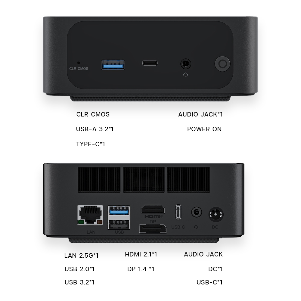 BEELINK SER6-P 6900HX RAM 32GB / Storage 1 TB MINI PC คอมพิวเตอร์ตั้งโต๊ะขนาดเล็ก