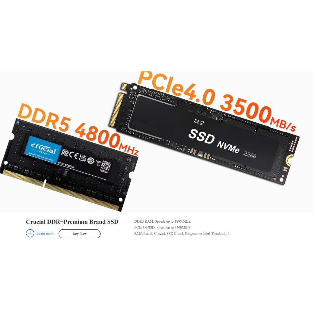 Beelink SER6 Pro Mini PC มินิพีซี Ryzen 7 รุ่น 7735HS WiFi6 RAM 32GB + M.2 NVME SSD 1TB ประกันศูนย์ไทย