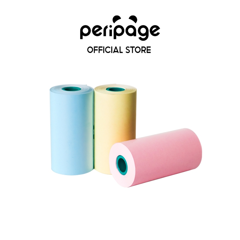 Colorful Notes Thermal Paper 56x30mm. / กระดาษความร้อน 3 สี 56x30 มม.