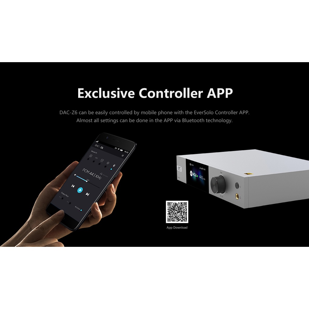 EVERSOLO DAC-Z6 คุณภาพสูง ด้วย Chipset เสียง DAC-Amp ES 9068*2