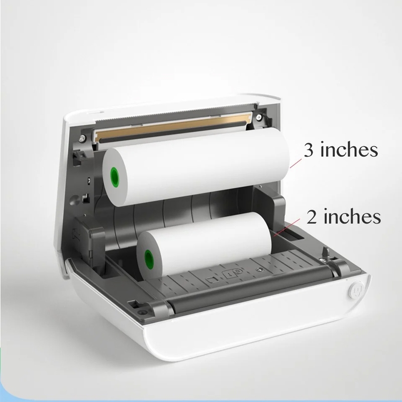 Full Sticky Thermal Paper 77x30mm. / กระดาษความร้อนแบบสติกเกอร์ 77x30 มม.