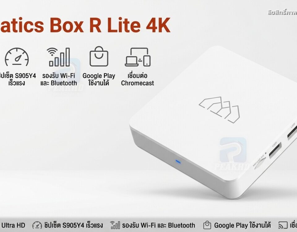 รีวิว Homatics Box R Lite 4K: กล่อง Android TV จิ๋ว ประหยัดพลังงาน รับรอง Netflix แท้