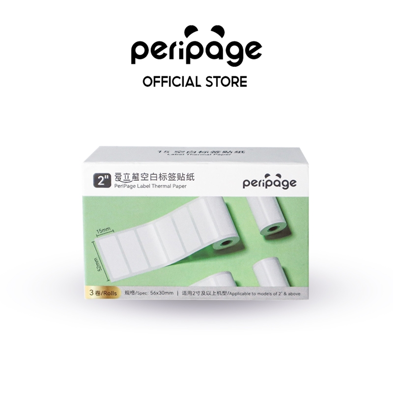 Label Thermal Paper 15mm. / กระดาษสติกเกอร์ลาเบล ขนาด 15 มม.