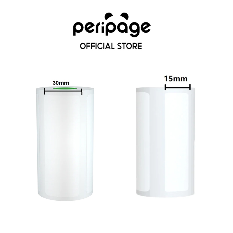 Label Thermal Paper 15mm. / กระดาษสติกเกอร์ลาเบล ขนาด 15 มม.