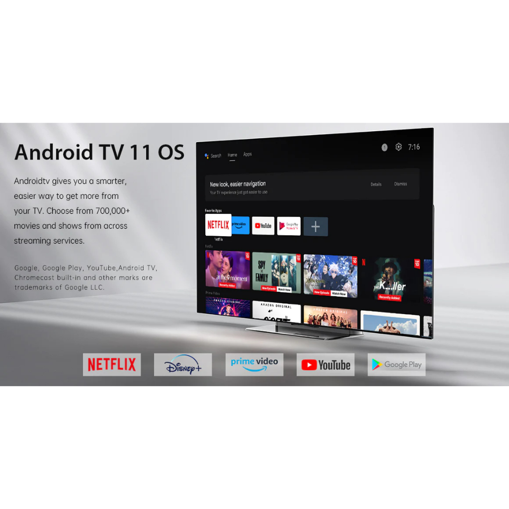 Mecool KM2 PLUS Deluxe กล่อง Android TV box Ram 4GB/Rom 32GB รุ่นใหม่ ปี 2023 Android 11