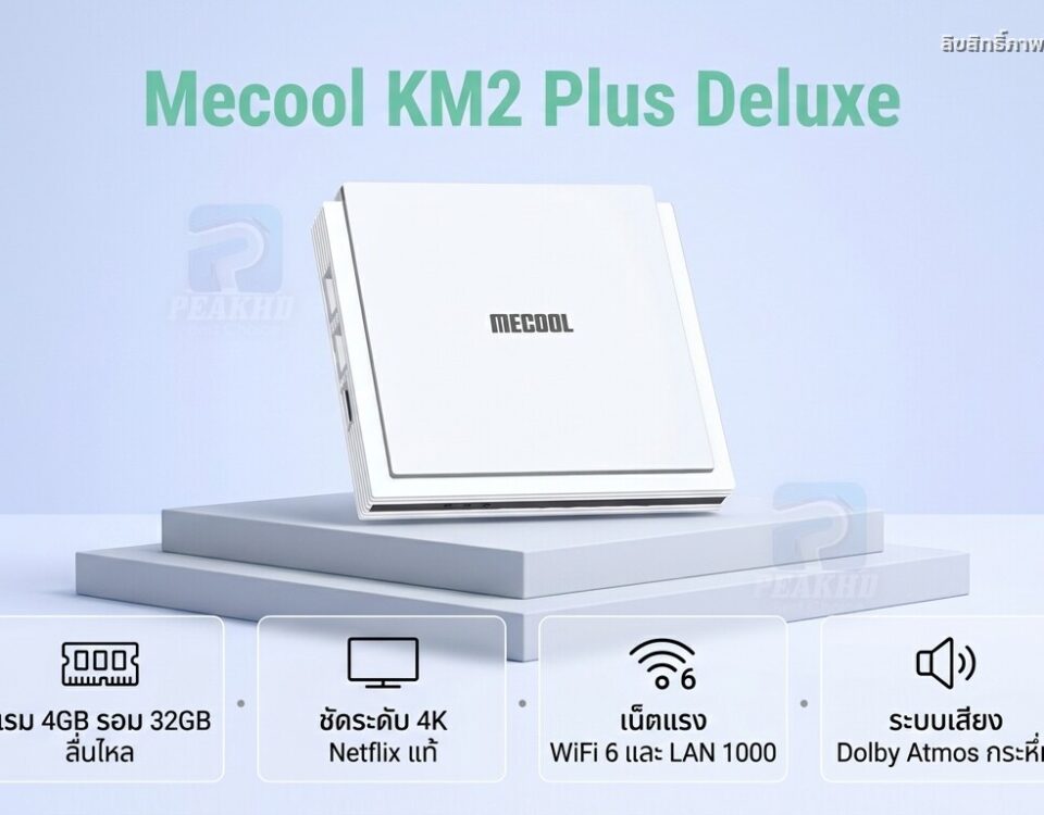 รีวิว Mecool KM2 Plus Deluxe: กล่อง Android TV RAM 4GB HDR Dolby Vision จอ 4K เต็มพิกัด