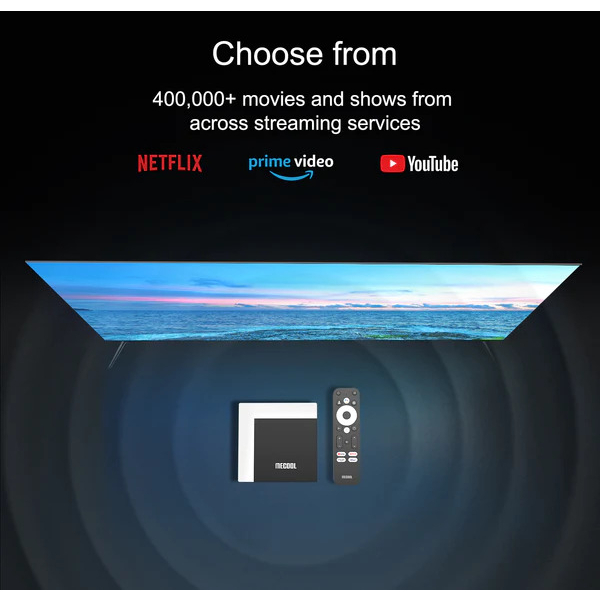 Mecool KM7 PLUS รุ่นใหม่ล่าสุด Android 11 S905Y4 Ram 2GB / 16GB OS : Google TV มีใบอนุญาต