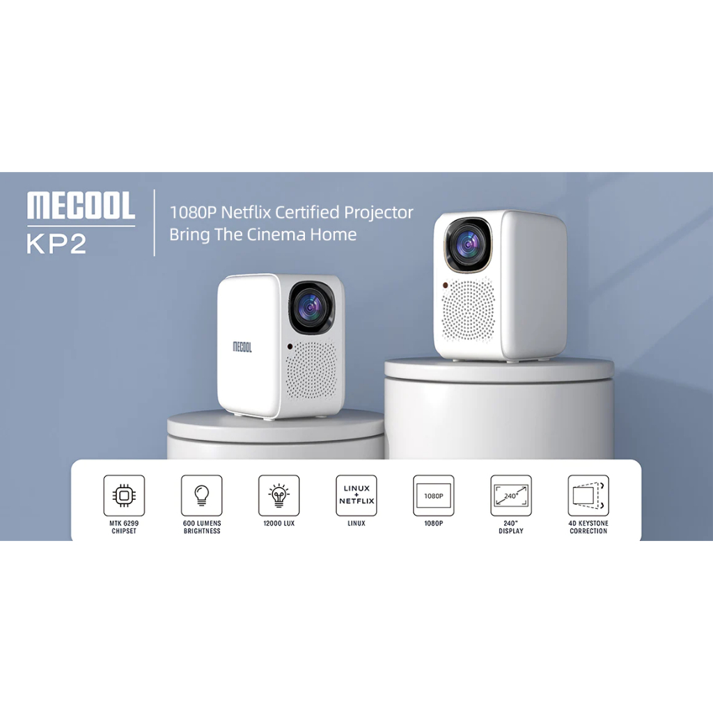 MECOOL KP2 ประกันศูนย์ไทย PEAKHD Native 1080P และได้ Netflix certified และ Dolby Audio Surround 2023