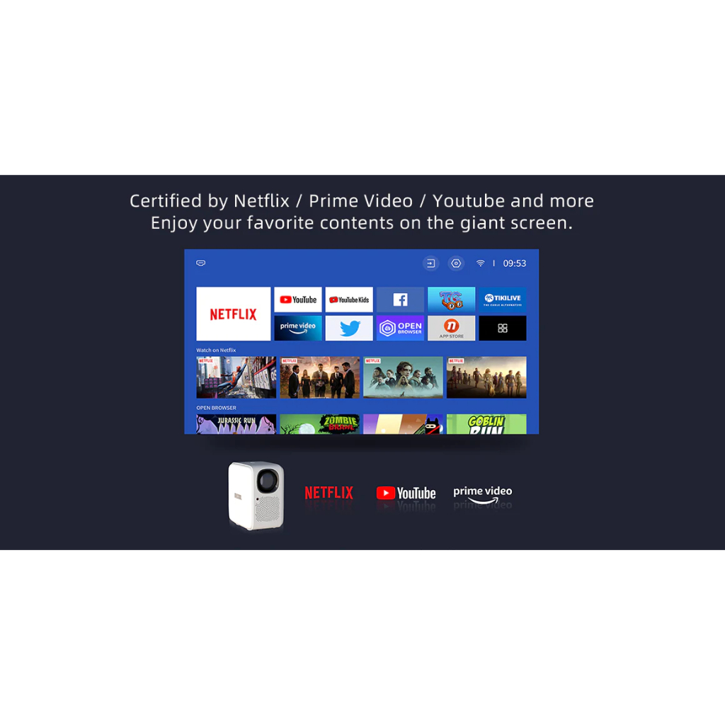 MECOOL KP2 ประกันศูนย์ไทย PEAKHD Native 1080P และได้ Netflix certified และ Dolby Audio Surround 2023