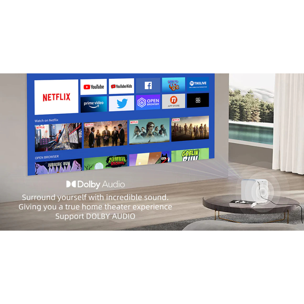 MECOOL KP2 ประกันศูนย์ไทย PEAKHD Native 1080P และได้ Netflix certified และ Dolby Audio Surround 2023