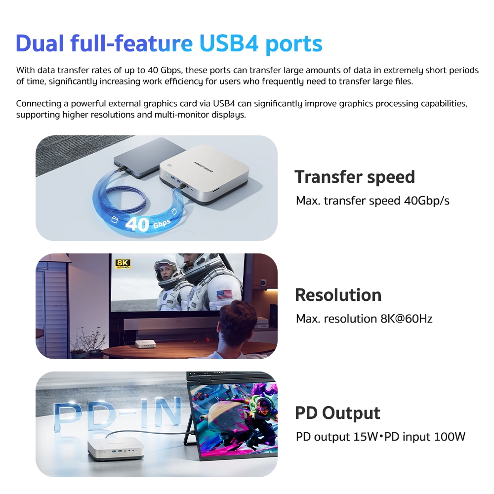 MINISFORUM AI X1 Pro มินิพีซีใหม่ AMD Ryzen AI 9 HX 370 หรือ HX 470 ขนาดความจำ RAM 32GB + ROM 1TB SSD