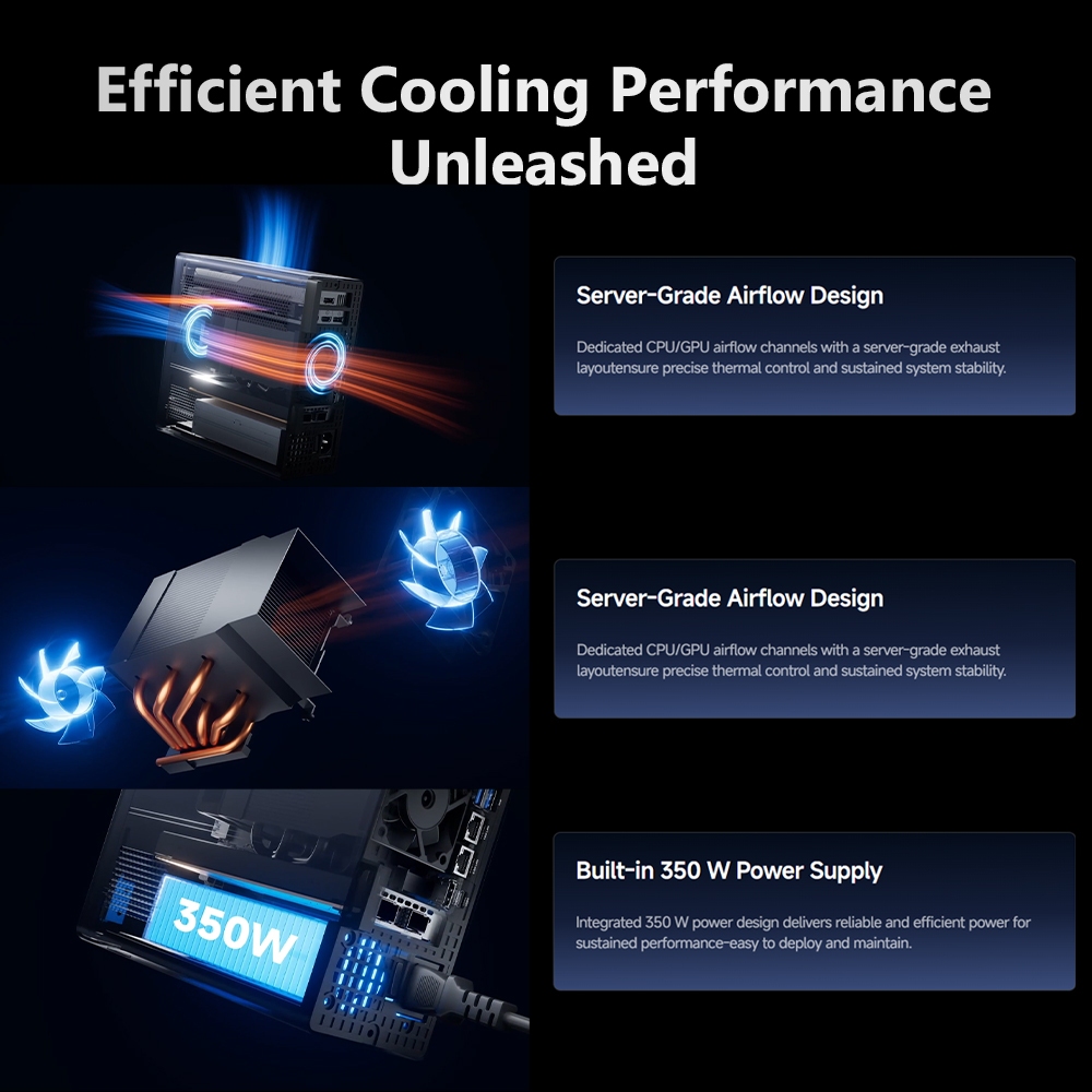 MINISFORUM MS-02 Ultra ใหม่ Intel® Core™ Ultra 9 285HX ความจุ 32GB+1TB SSD