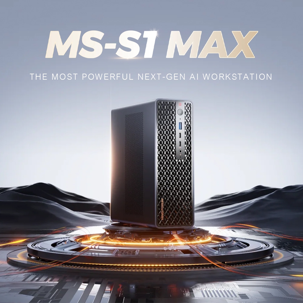 MINISFORUM MS-S1 Max + CPU Ryzen AI MAX+395+มินิพีซี