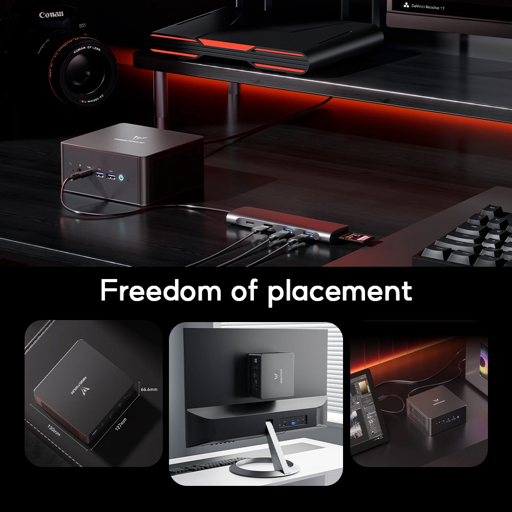 MINISFORUM UM890 Pro รุ่นใหม่ AMD Ryzen 9 8945HS ขนาด RAM 32GB + ROM 1TB และ Ram 16GB+ Rom 1TB