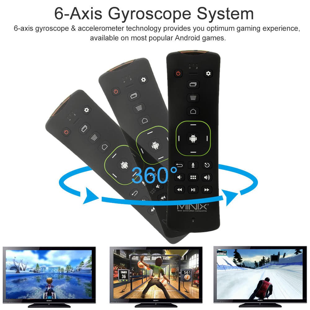 MINIX AIR MOUSE A3 รุ่นใหม่ เมจิครีโมท สำหรับใช้กับกล่อง Android และ PC