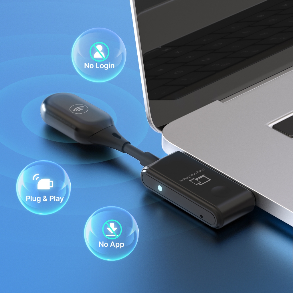 Minix C1 Wireless USB-C to 1080P HDMI Dongle / Wireless Display Dongle