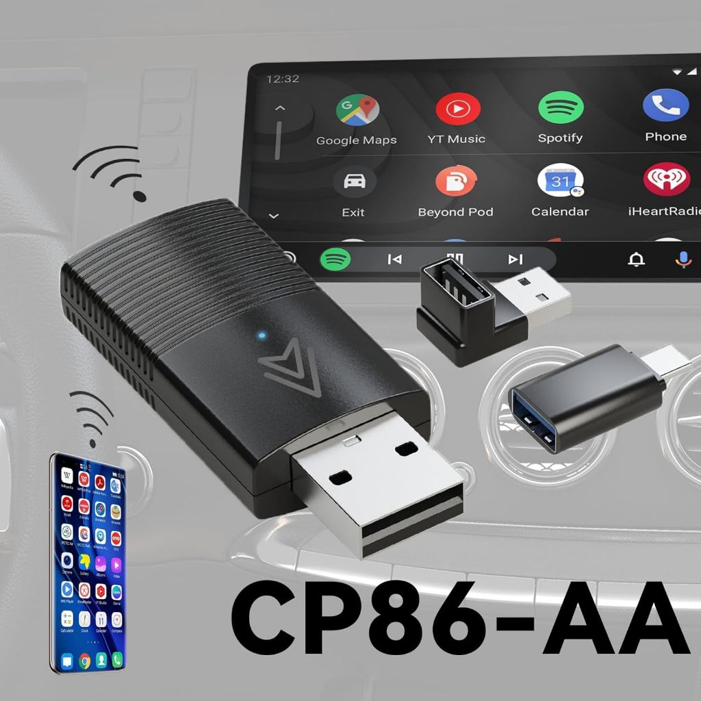 Minix CP86-AA CarPlay Dongle Stick ตัวรับสัญญาณสำหรับ Carplay / Android เชื่อมต่อแบบไร้สายกับมือถือ