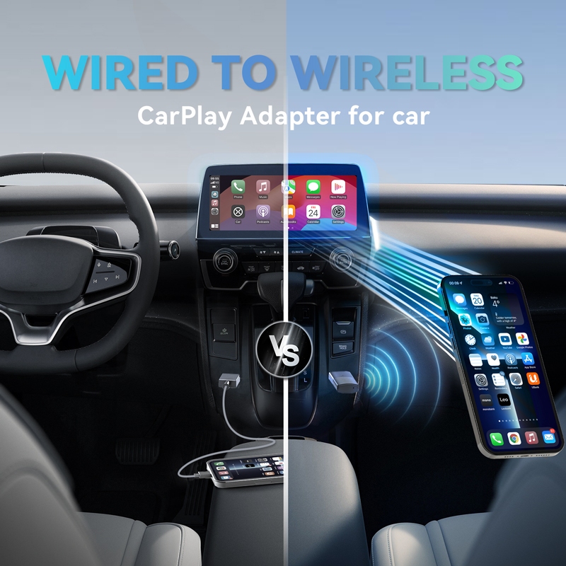 Minix CP86 CarPlay Dongle Stick ตัวรับสัญญาณสำหรับ Carplay / iOS เชื่อมต่อแบบไร้สายกับมือถือ