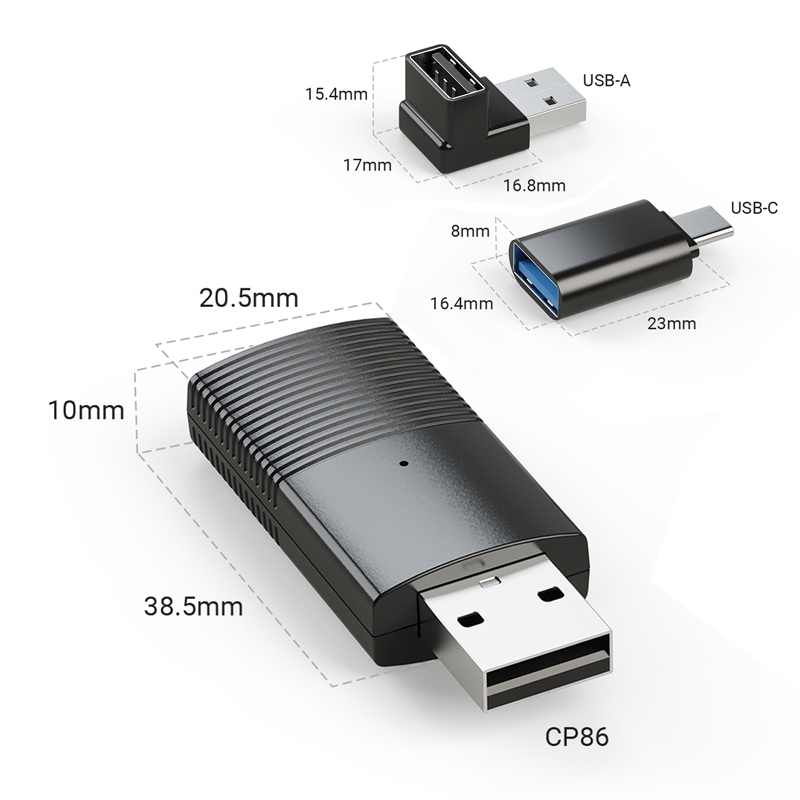 Minix CP86 CarPlay Dongle Stick ตัวรับสัญญาณสำหรับ Carplay / iOS เชื่อมต่อแบบไร้สายกับมือถือ