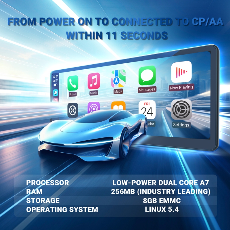 Minix CP89-HD Carplay & Android Auto พร้อมติดตั้ง High-definition Touchscreen จอสัมผัสความละเอียดสูง