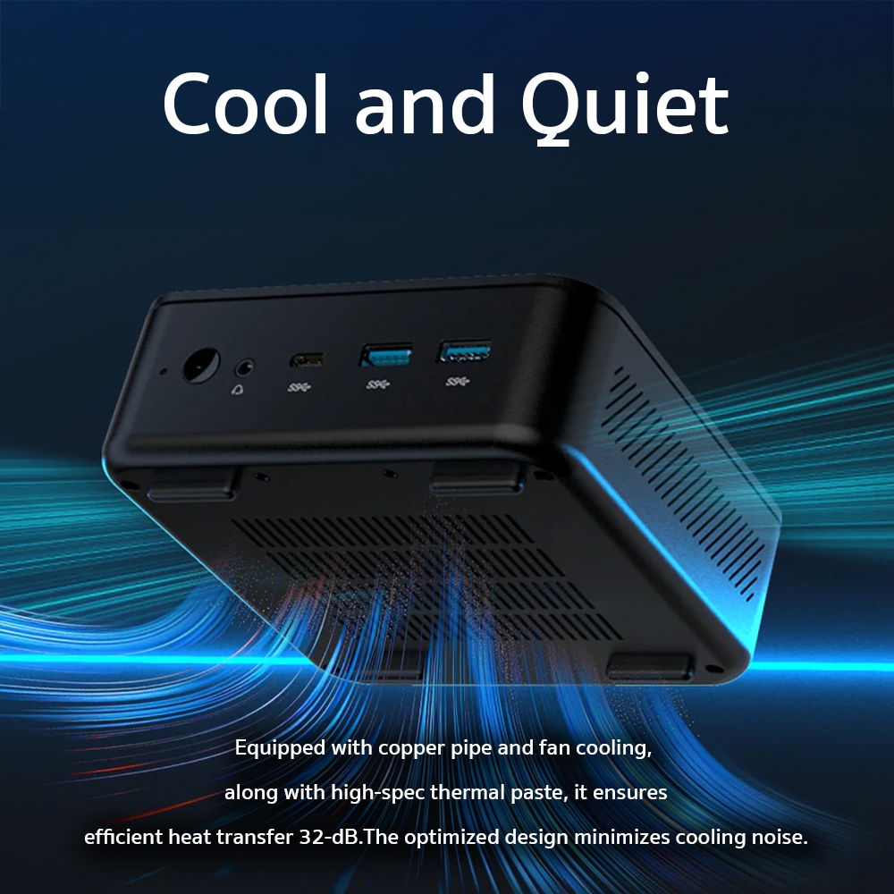 Minix NGC NR660 Mini PC รุ่นใหม่ล่าสุด หน่วยประมวลผล AMD Ryzen™ 5 6600H ความจุ RAM 16GB / ROM 512GB