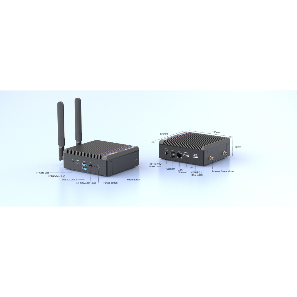 Minix Z100-0dB Fanless Mini PC ไร้พัดลม มาพร้อม Ram 8GB / Rom 256G SSD Window11 PRO
