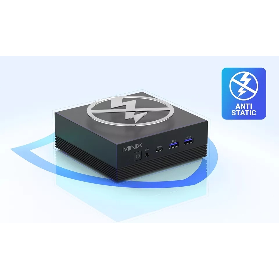 Minix Z100-AERO Mini PC Intel® Alder Lake-N100 พร้อม RAM 16GB/SSD 512G และ Win11 PRO คอมพิวเตอร์ขนาดเล็ก