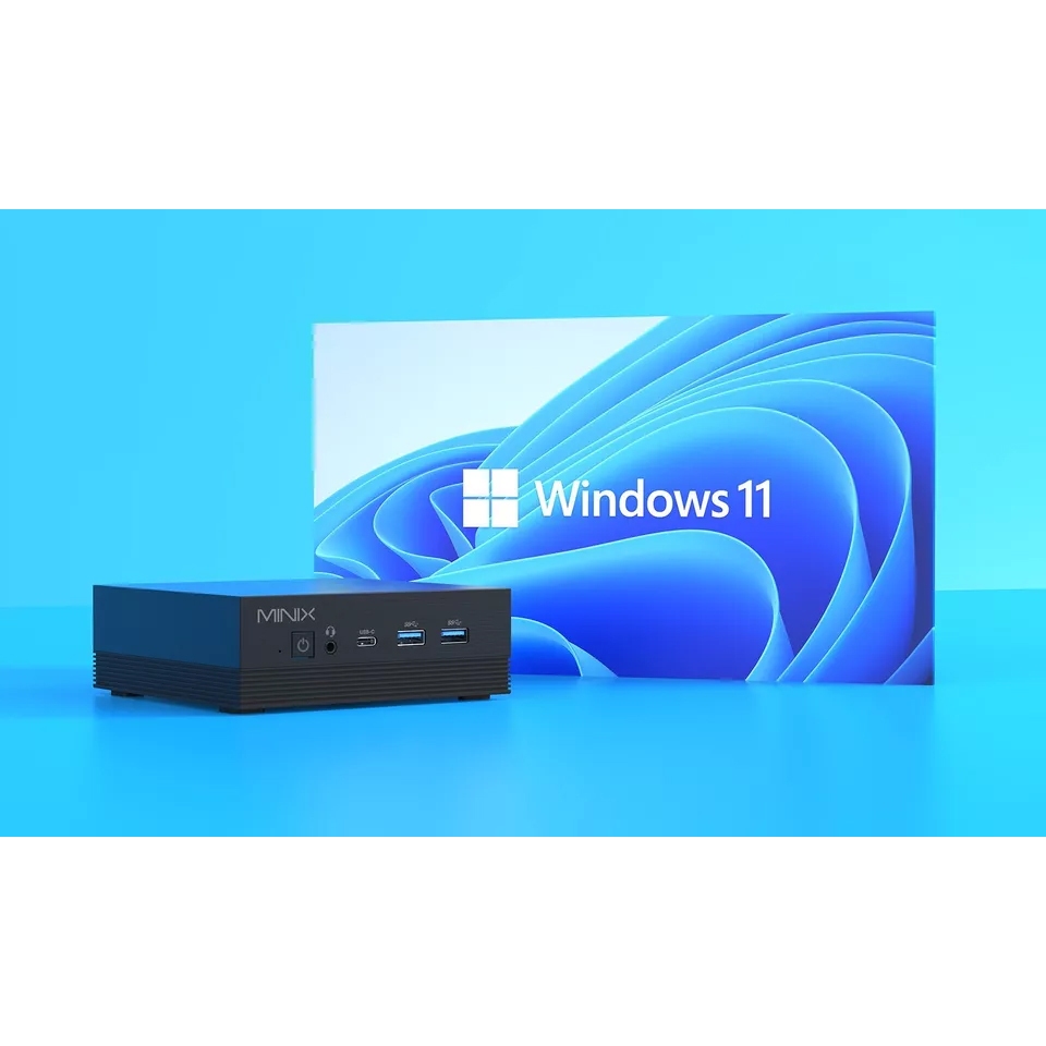 Minix Z100-AERO Mini PC Intel® Alder Lake-N100 พร้อม RAM 16GB/SSD 512G และ Win11 PRO คอมพิวเตอร์ขนาดเล็ก