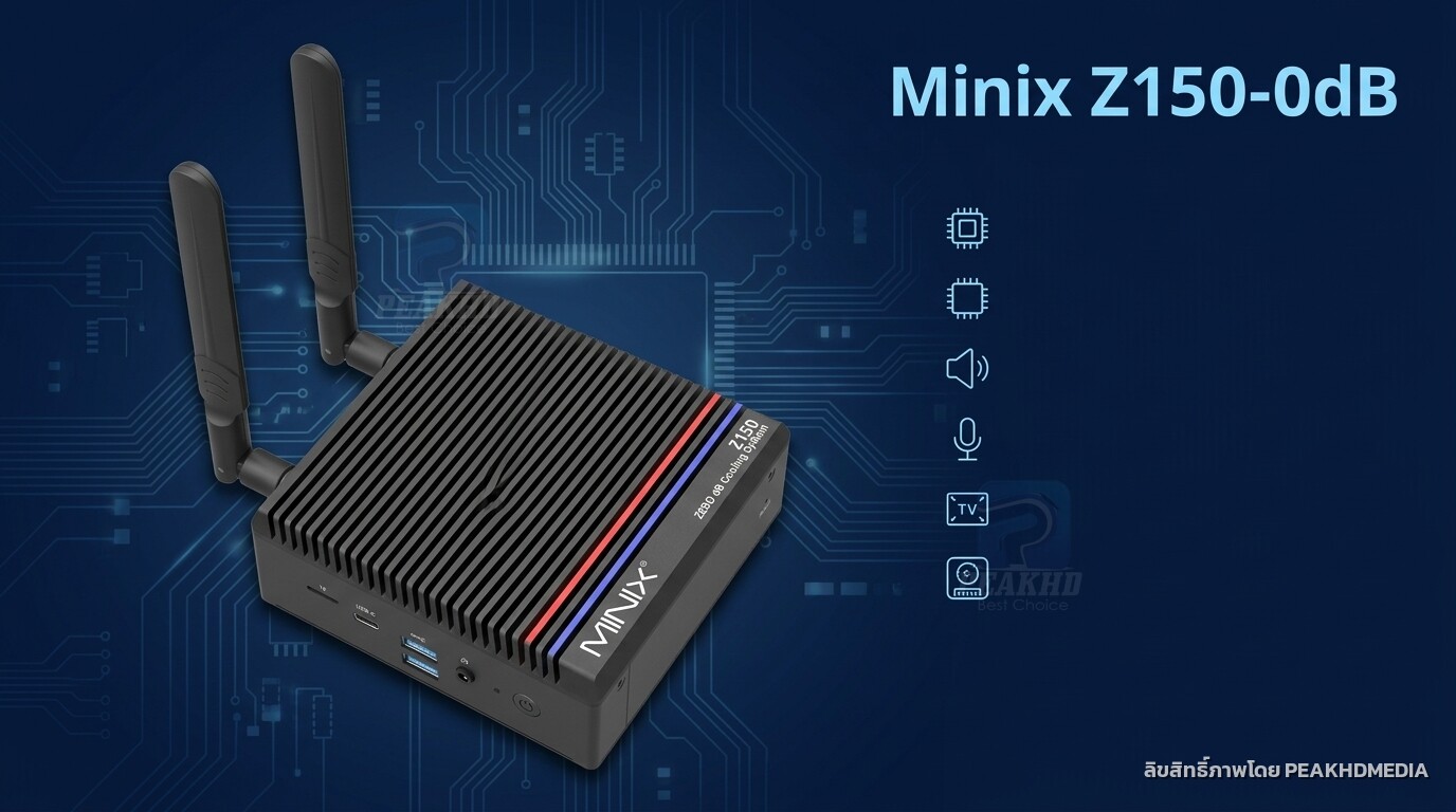 รีวิว Minix Z150-0dB: มินิพีซีไร้พัดลม Intel N150 RAM 16GB SSD 512GB Win11 Pro เงียบ 0dB เหมาะออฟฟิศ