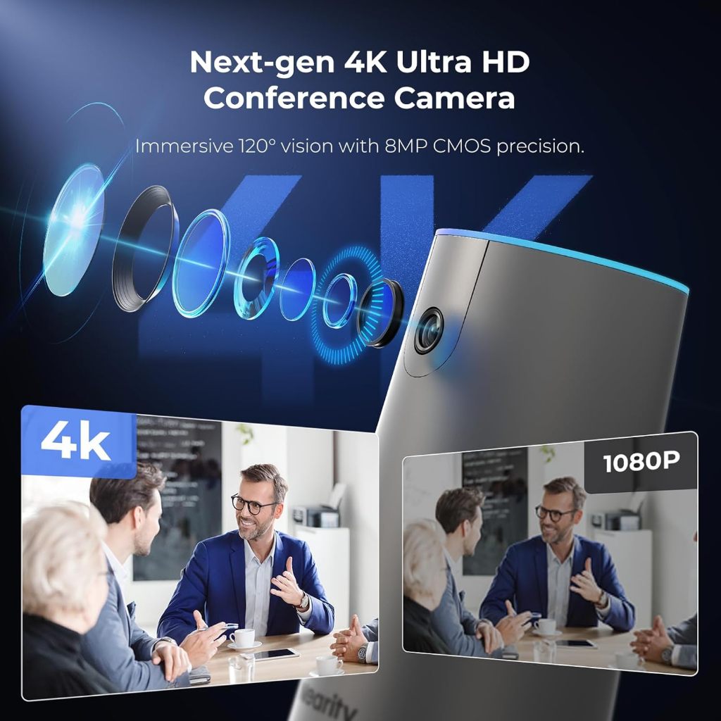 (ใหม่ 2026) กล้อง Nearity C46 120 Max Video Conferencing Camera 4K UHD for Seamless Hybrid Meetings สำหรับการป