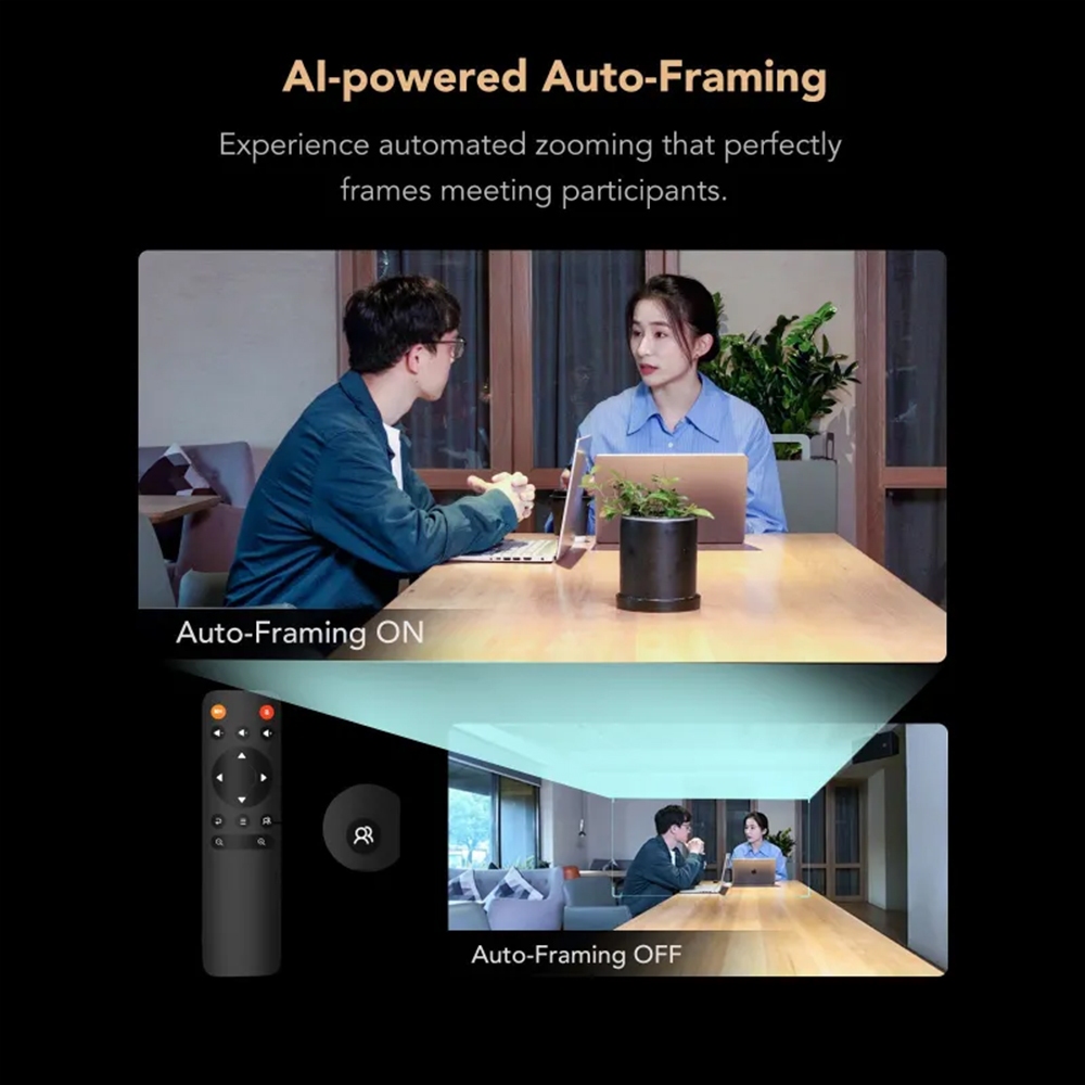 Nuroum C46 All-in-one 4K Meeting Camera กล้องประชุม 4K มุมมอง 120° เซ็นเซอร์ SONY CMOS 8MP มีไมค์ตัดเสียงรบกวน