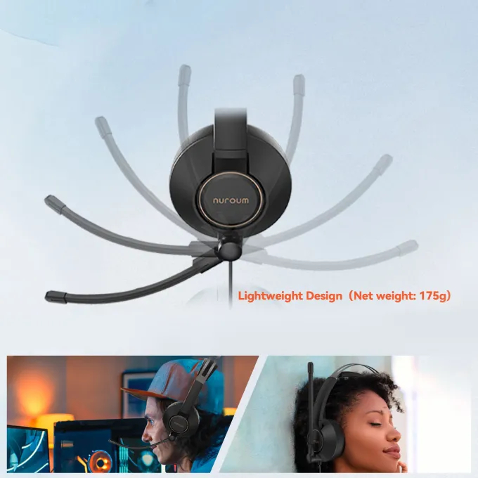 Nuroum HP11DU Business Headset for Hybrid Work