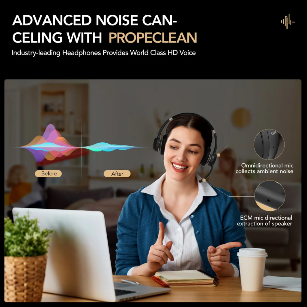 Nuroum HP30 Wireless Bluetooth Headset หูฟัง Bluetooth 5.0
