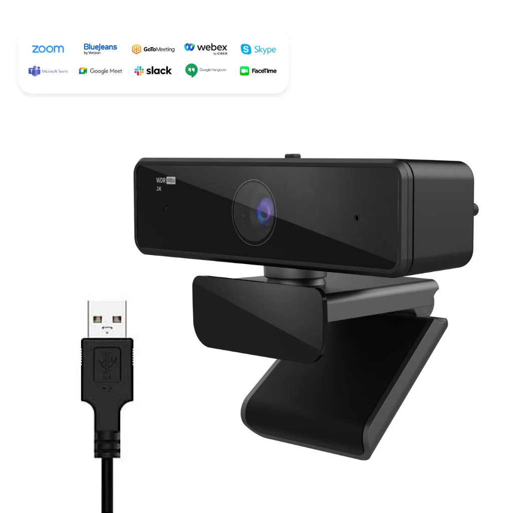 Nuroum V11 2K AI-Powered Business Webcam กล้องเว็บแคม คมชัด 1440p 2K WDR