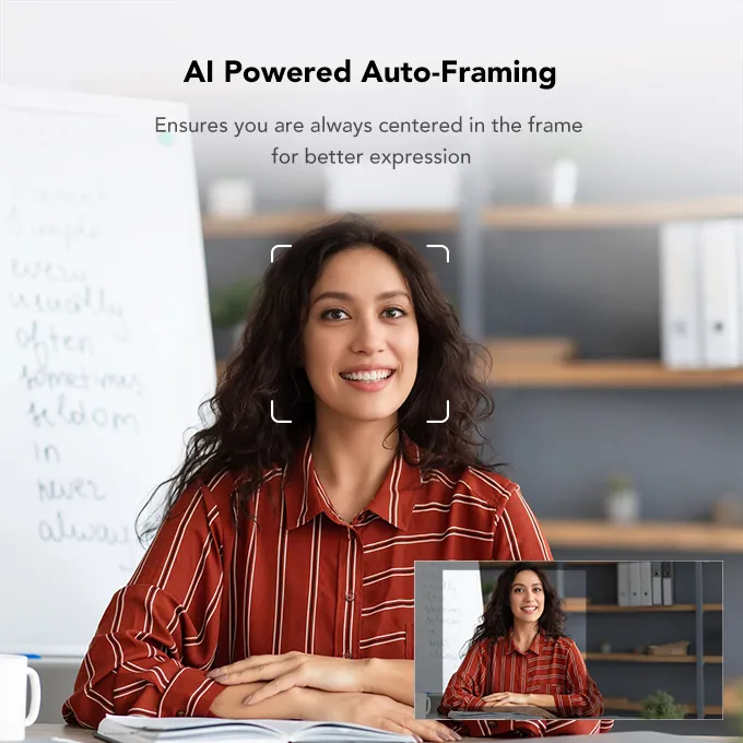 Nuroum V32-AF 4K Webcam For Streaming กล้องเว็บแคมสำหรับสตรีมมิ่งและการทำงาน